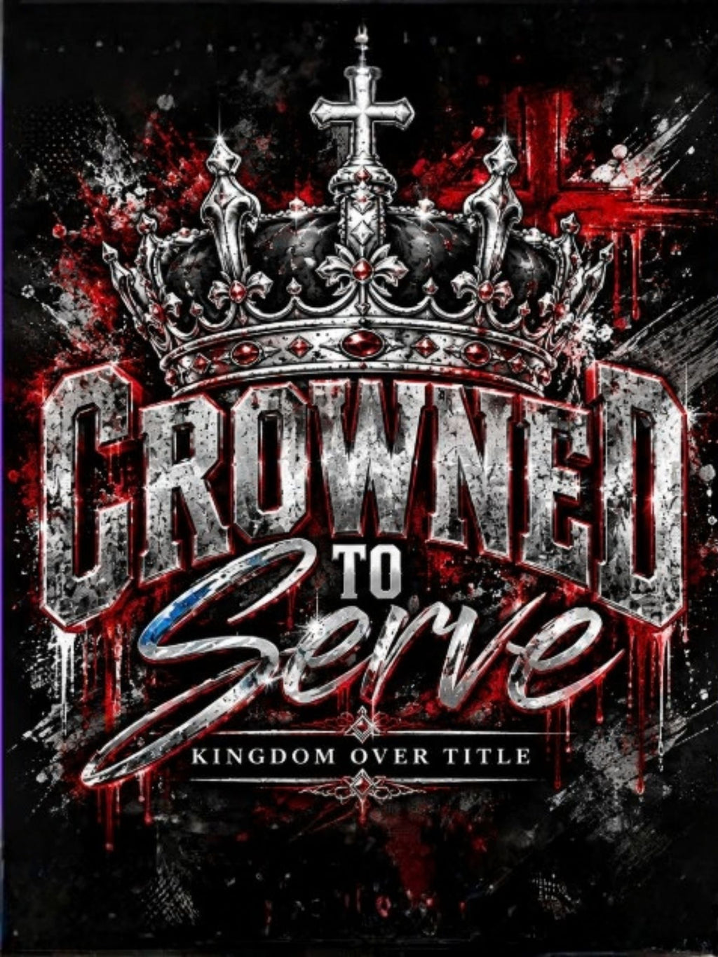 Crowned to Serve | Portrait Wall Art