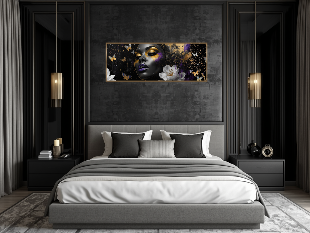 Majesty in Motion – Butterfly Beauty 40×12 Panoramic Canvas