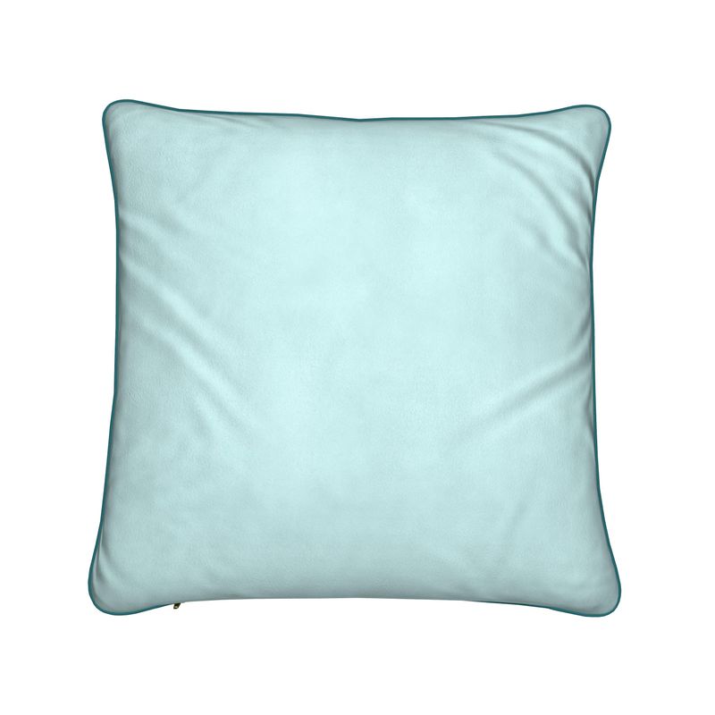 Blue Butterfly Outdoor Cushion | Mosaic Pattern Patio Pillow | Garden