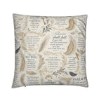 Psalm 91 Christian Pillow Deep Navy | Luxury Scripture Home Décor