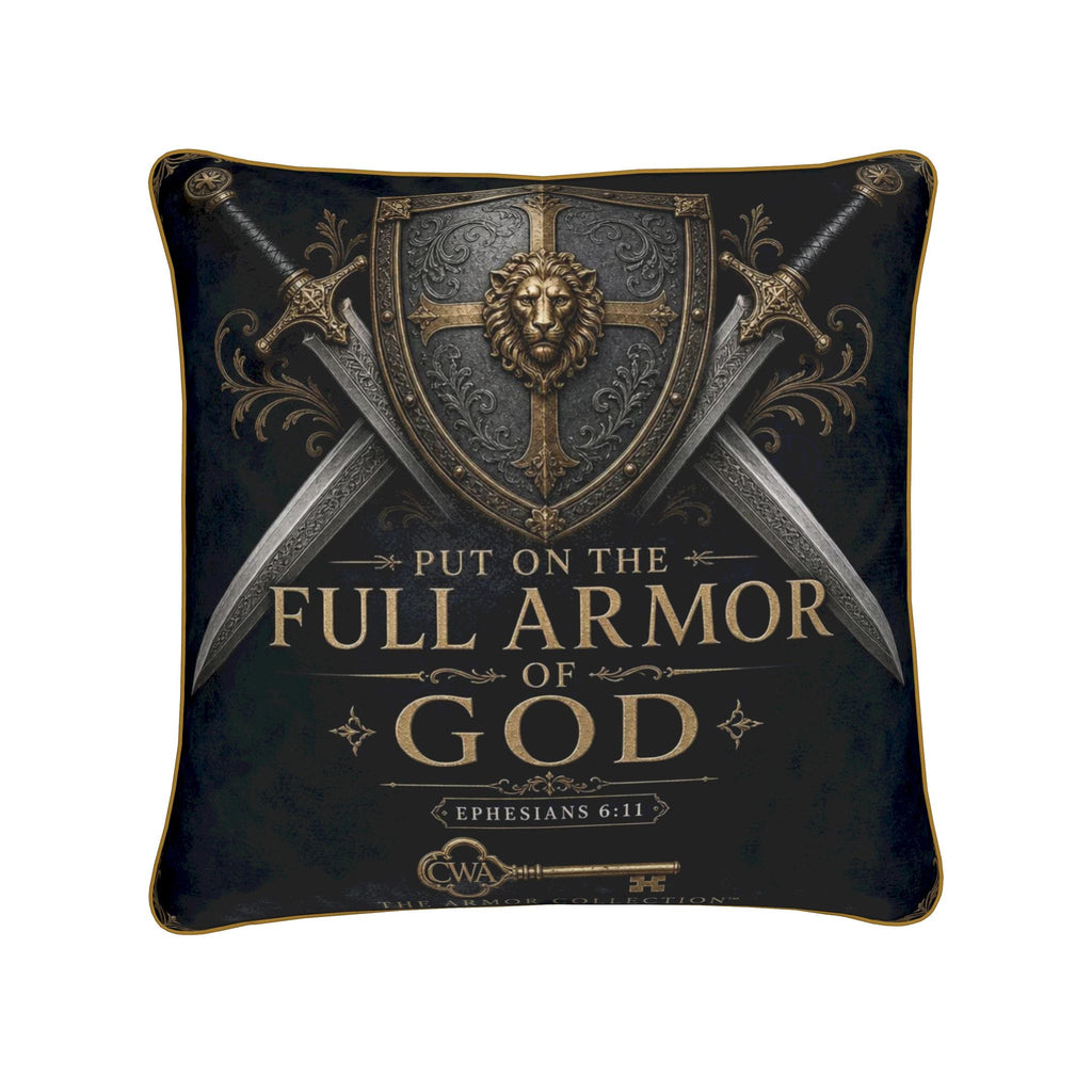 Armor of God Pillow | Ephesians 6 Christian Home Décor