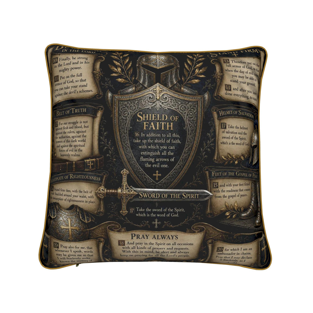 Armor of God Pillow | Ephesians 6 Christian Home Décor