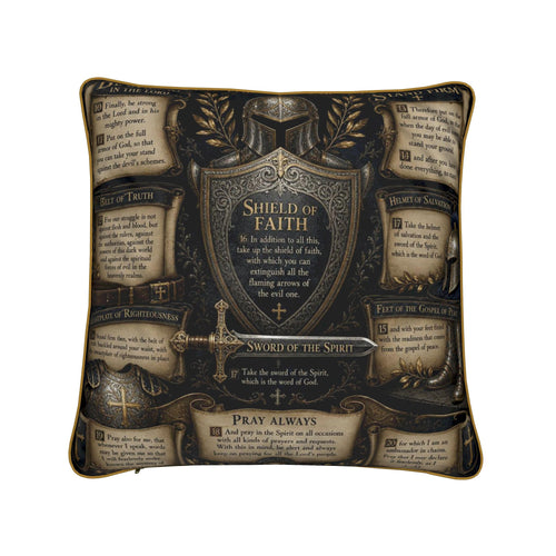 Armor of God Luxury Pillow | Ephesians 6 Christian Home Décor