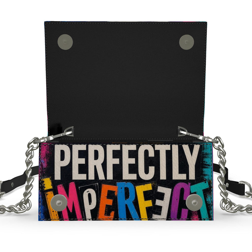 Perfectly Imperfect Abstract Kenway Evening Bag | Luxury Leather Bag