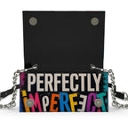 Perfectly Imperfect Abstract Kenway Evening Bag | Luxury Leather Bag