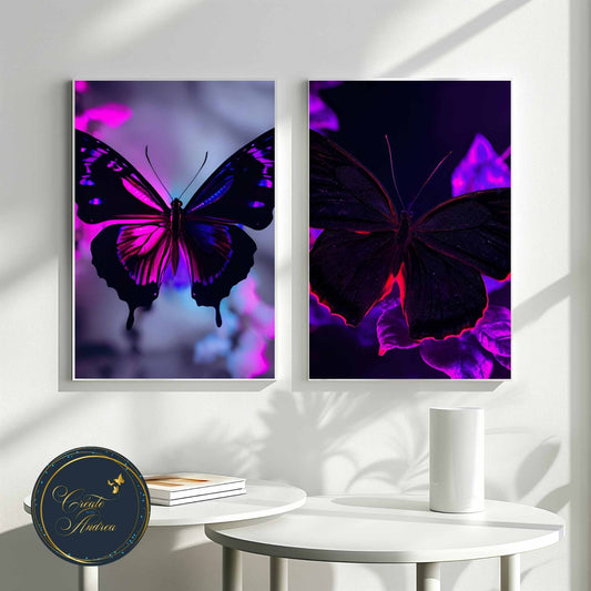 Rising From The Fire -  Ten Fire Butterflies Design Bundle