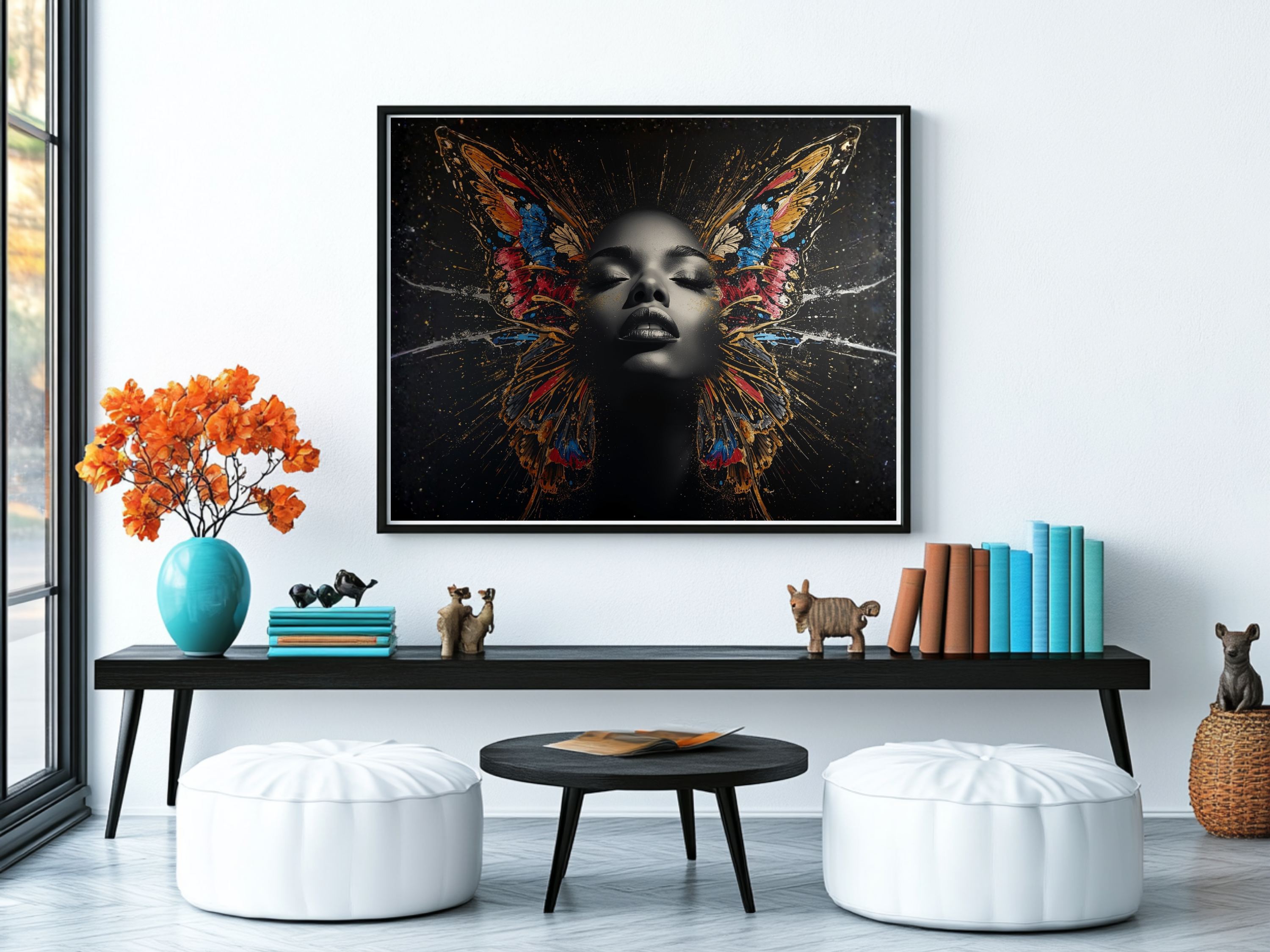 Faith Rising – Butterfly Beauty 12×12 Framed Wall Art