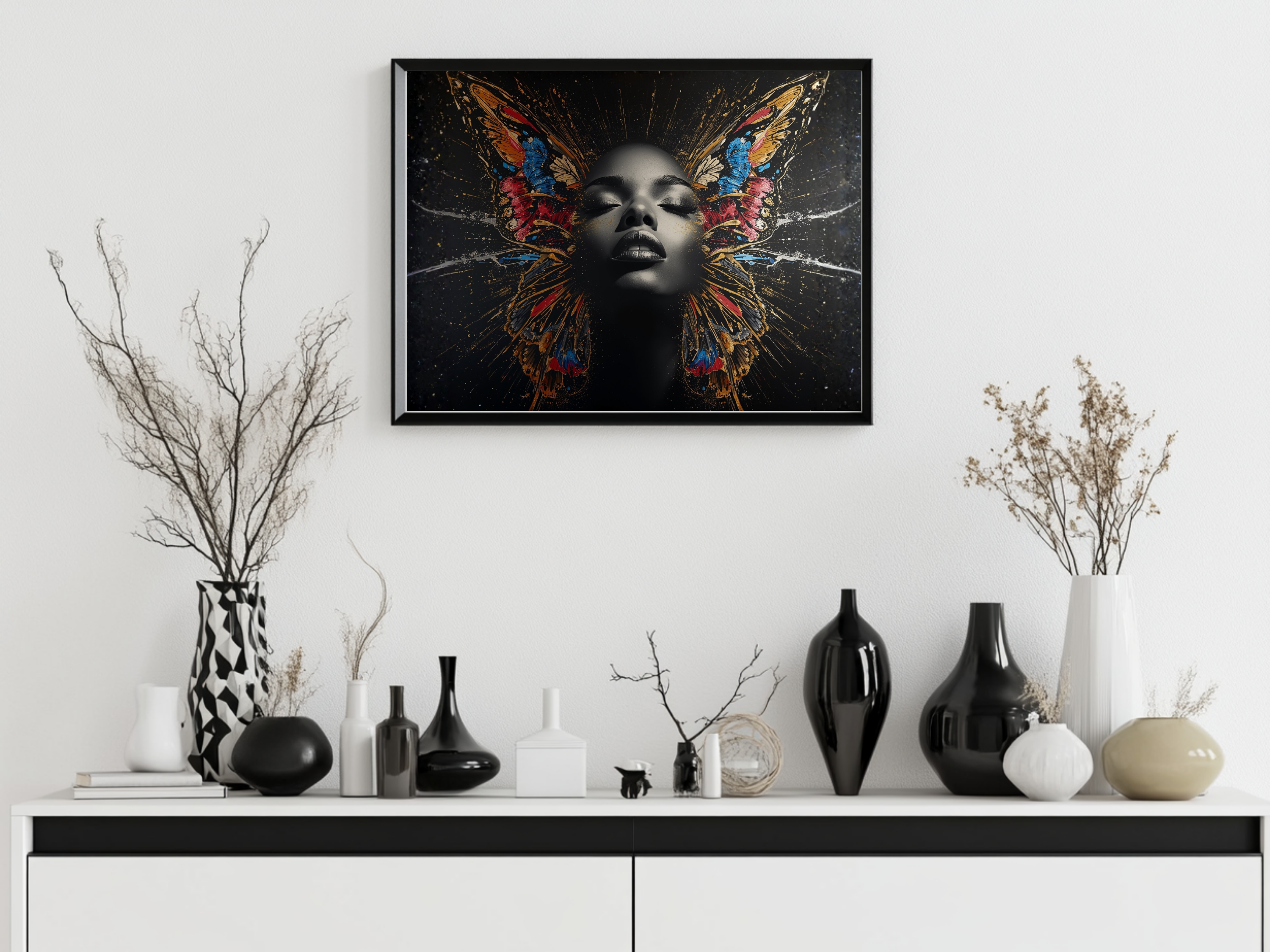 Faith Rising – Butterfly Beauty 12×12 Framed Wall Art