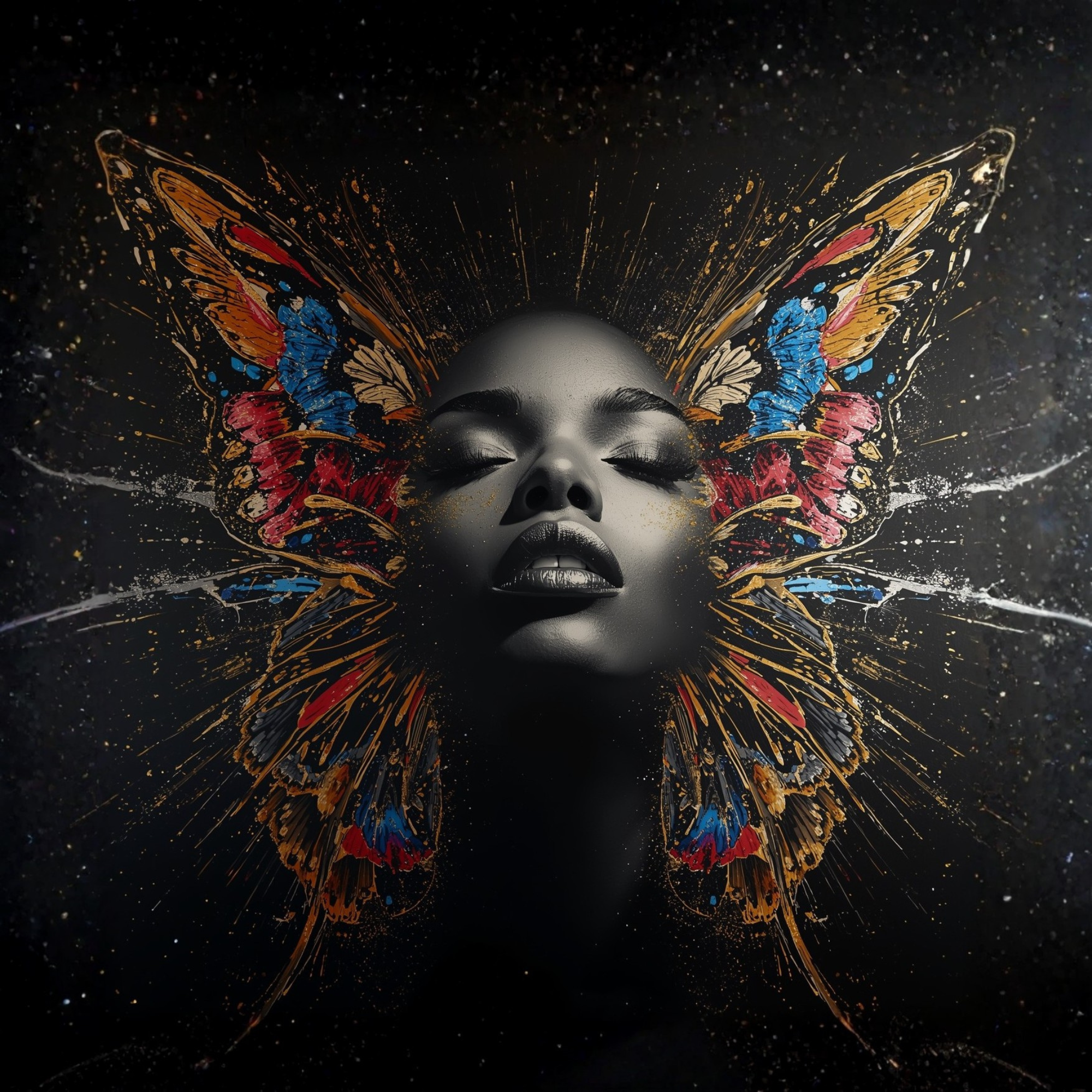 Faith Rising – Butterfly Beauty 12×12 Framed Wall Art