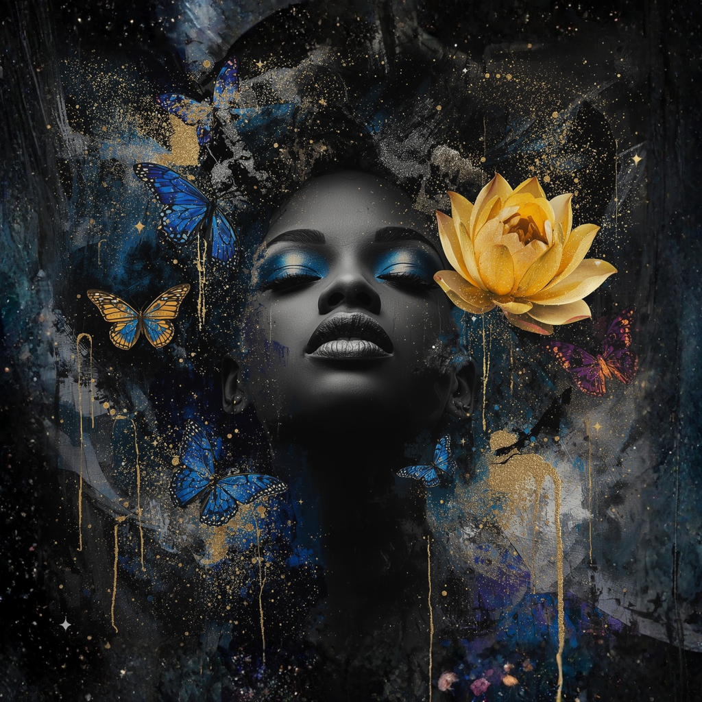 Hope In Bloom – Butterfly Beauty 12×12 Canvas Wall Art