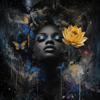 Hope In Bloom – Butterfly Beauty 12×12 Canvas Wall Art