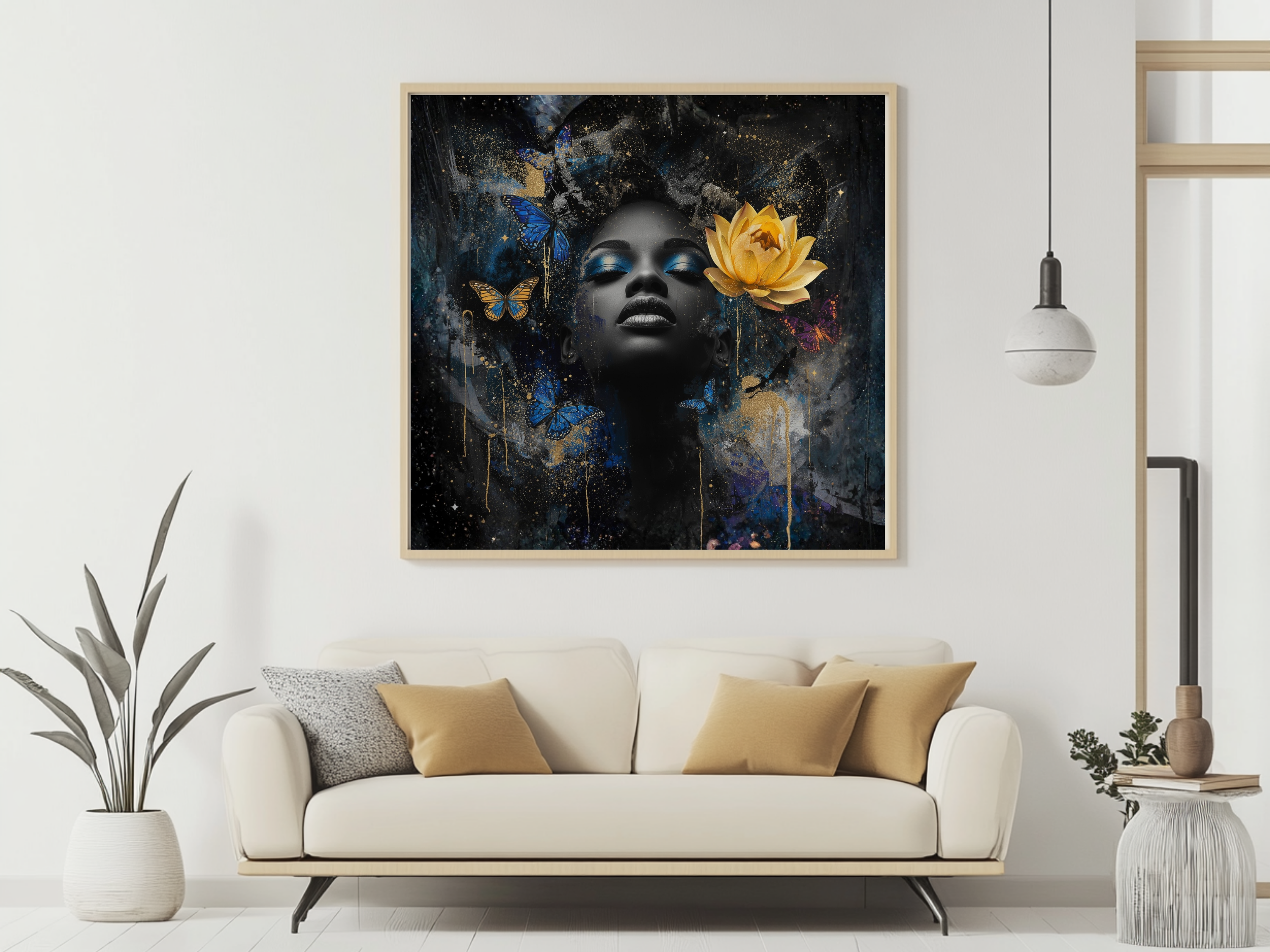 Hope In Bloom – Butterfly Beauty 12×12 Canvas Wall Art