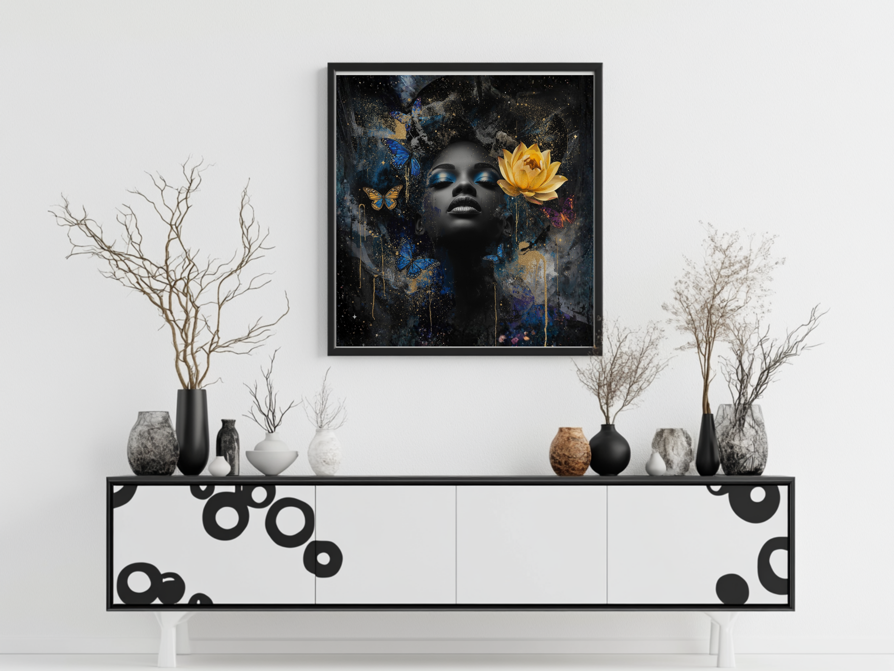 Hope In Bloom – Butterfly Beauty 12×12 Canvas Wall Art