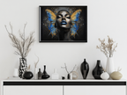 Lady Sanaa – Butterfly Beauty 12×12 Canvas Wall Art