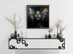 Lady Serenity – Butterfly Beauty 12×12 Framed Wall Art