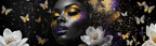 Majesty in Motion – Butterfly Beauty 40×12 Panoramic Canvas