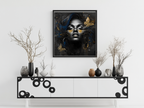 Queen Zahara – Butterfly Beauty 12×12 Canvas Wall Art