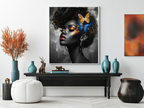 Queen Zaria – Butterfly Beauty 12×12 Canvas Wall Art