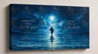 Walk By Faith™ Landscape Wall Art | "Walk With Me" Jesus Walking on Water