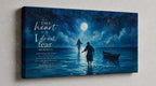 Walk By Faith™ Landscape Wall Art | "Take Heart" Jesus Walking on Water