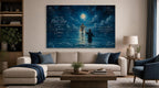 Walk By Faith™ Landscape Wall Art | "Next Step" Jesus Walking on Water