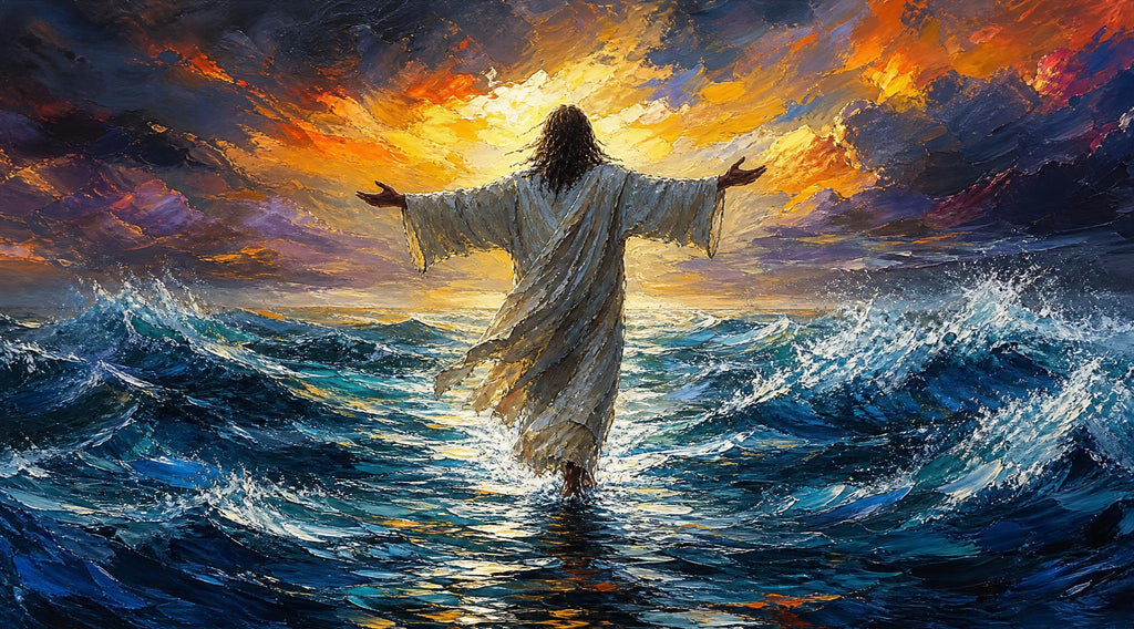 Walk By Faith™ Landscape Wall Art | Jesus Walking on Water