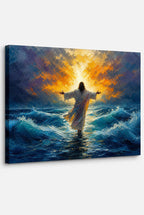 Walk By Faith™ Landscape Wall Art | Jesus Walking on Water