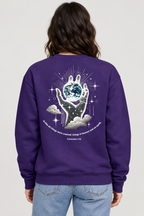 God Made Not Self-Made "White" | Colossians 1:16 Collection ™ Premium Double-Sided Sweatshirt